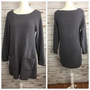 Soft Surroundings Cozy Chenille Pullover Pockets